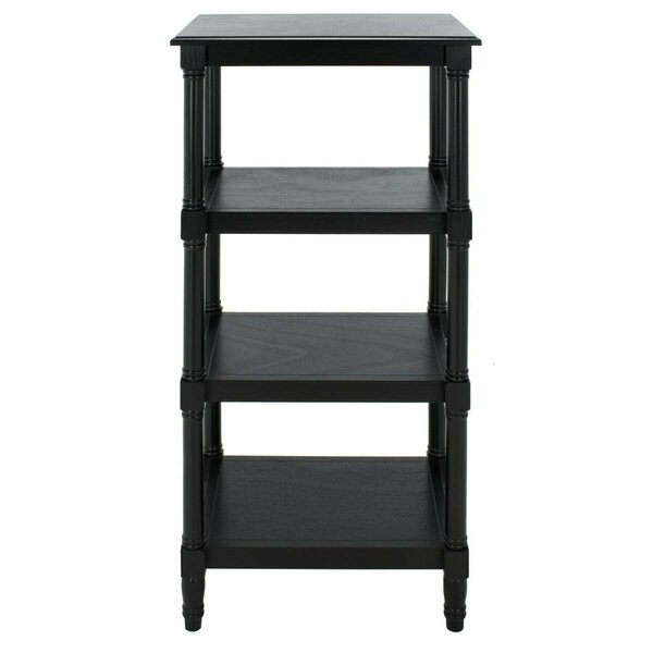 Safavieh 19.8 x 15 x 41.8 in. Cassie 4 Shelf Bookcase, Black ETG5700B